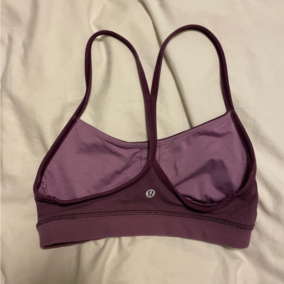 Purple lulu lemon sports bra size 4 - high support - Picture 2 of 2
